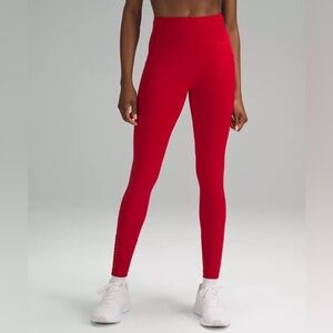 Lululemon Deep Red Leggings